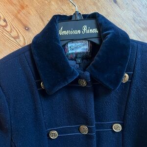 Vintage Rothschild Navy Dress Coat with Gold Buttons..perfect condition